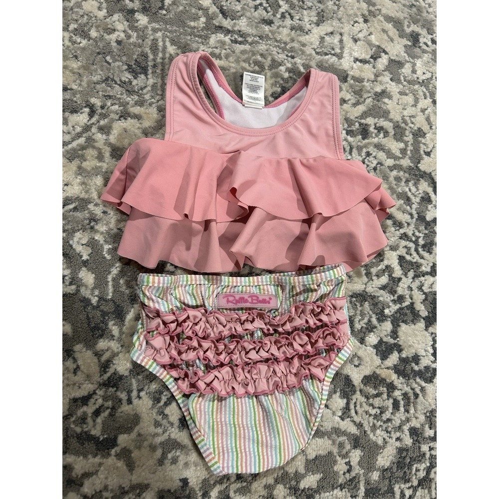 Ruffle Butts Girls Two Piece Swimsuit Size 3t